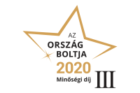 Ország Boltja 2020 Minőségi díj III. helyezett