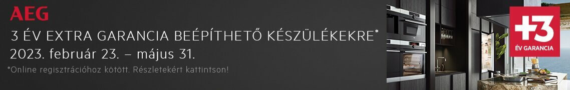 +3 év extra gyári garancia minden AEG beépíthető termékre a preciz.hu-tól!