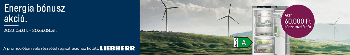 Energiabónusz akció a promócióban résztvevő Liebherr készülékekre /regisztrációhoz kötött/
