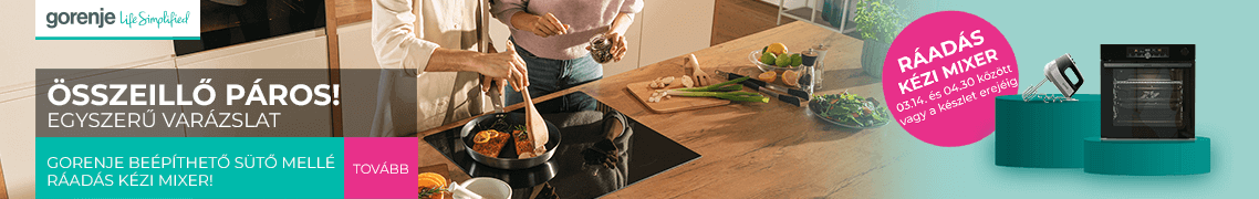 Gorenje beépíthető sütők most ráadás kézi mixerrel a preciz.hu-tól!