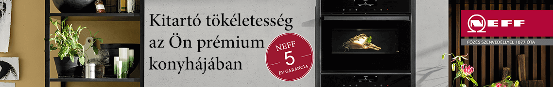 5 év gyártói garancia NEFF készülékekre /regisztrációhoz kötött/
