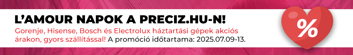 L'amour napok 2025 nyár beépíthető páraelszívó