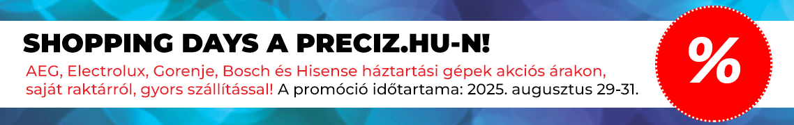 Shopping Days 2025 beépíthető mikrohullámú sütő