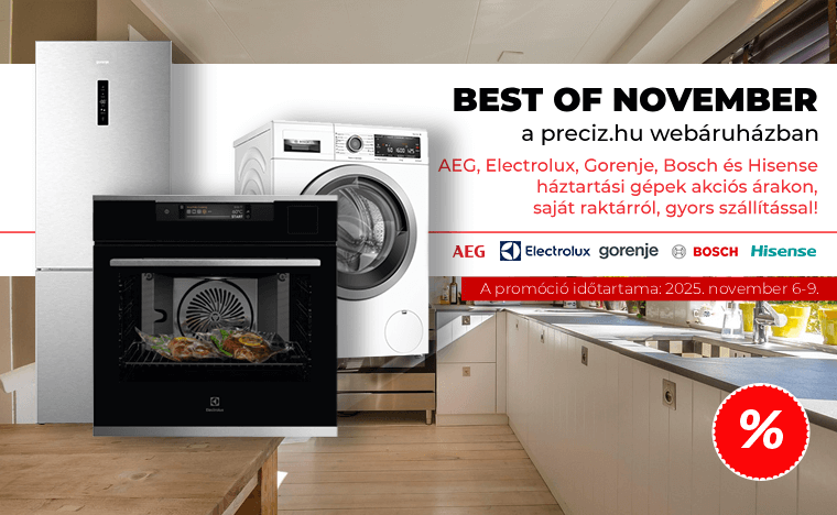 Best of November I. 2025 beépíthető főzőlap