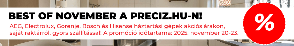 Best of November II. 2025 beépíthető mosogatógép