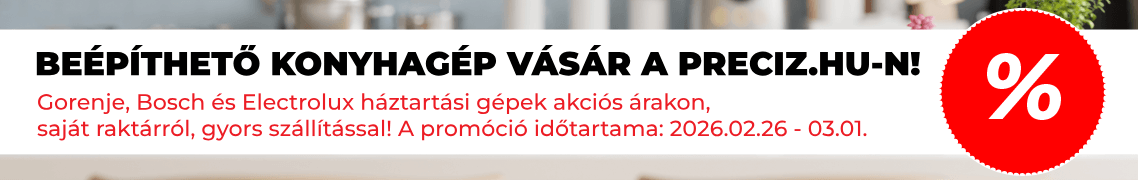 Beépíthető konyhagép vásár - beépíthető sütő