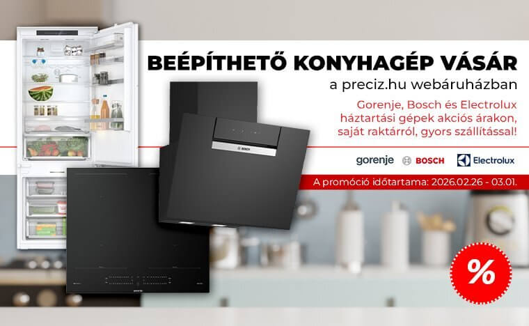 Beépíthető konyhagép vásár - beépíthető főzőlap