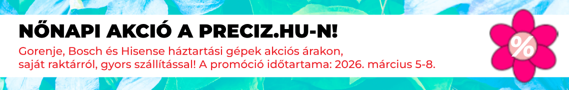 Nőnapi akció beépíthető mosogatógép