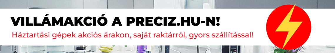 Villámakció beépíthető sütő április