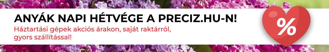 Anyák napi hétvége hűtőszekrény