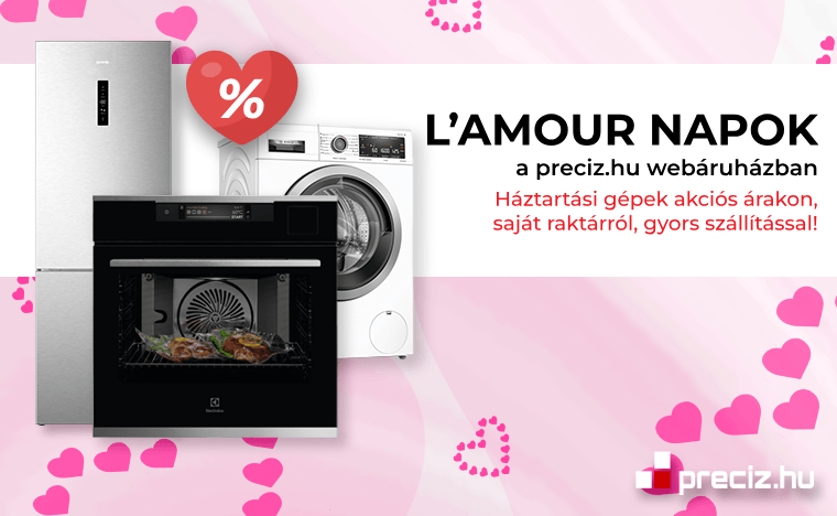 L'amour napok ősz beépíthető főzőlap!