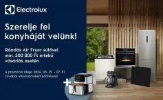 Ajándék Air Fryer Electrolux beépíthető konyhai készülékekhez (500 000 Ft fölötti vásárlás esetén)