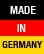 Németországban gyártott termék