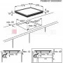 HK6542H0XB Beépítési méretrajz