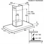 EFL10566DX Beépítési méretrajz