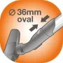 Electrolux KIT13 Animal Care Kit szívófej készlet, ø36 mm ovális, fekete