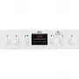 AEG CCB56400BW PlusSteam elektromos tűzhely, gőzfunkcióval, fehér, teleszkópos sütősínek, bővíthető főzőzónák