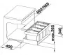FLEXON II 90/4 Beépítési méretrajz