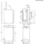 LTX6G271E Beépítési méretrajz