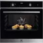 Electrolux EOD6C71X SteamBake beépíthető elektromos sütő, katalitikus tisztítás, maghőmérő, süllyesztett gombok, softclosing, teleszkópos sütősín, 72l (xxl)