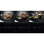 AEG IAE84851FB SenseFry beépíthető indukciós főzőlap, 80 cm, hob2hood, flexibridge funkció, színes tft kijelző, automata sütés