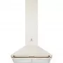 Electrolux EFC226V fali kürtős páraelszívó, 60 cm, vanília-bronz, rococo design, 3 fokozatú nyomógombos vezérlés, led világítás