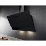 Electrolux LFV619R fali döntött páraelszívó, 90 cm, matt fekete,  3+1 fokozatú érintővezérlés, hob2hood, breeze funkció, led világítás