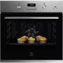 Electrolux KOD3H70X SteamBake beépíthető elektromos sütő, led kijelző, süllyeszett gombok, aqua clean tisztítás, softclosing, teleszkópos sütősín, 72l (xxl)