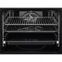 Electrolux KOE8P81Z SenseCook beépíthető elektromos sütő, pirolitikus tisztítás, magyar menü, automata prog., maghőmérő, teleszkópos sütősín, fekete, 71 l