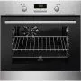 Electrolux EZB3411AOX beépíthető elektromos sütő, hőlégbefúvás, süllyesztett gombok, led-es időzítő, 1 tepsi, 57 l