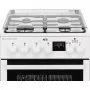 AEG CKB56470BW PlusSteam kombinált tűzhely, 50 cm, 58 l, gőzfunkció, airfry sütőtálca, digitális óra