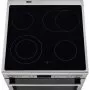 AEG CCB6441BBM elektromos tűzhely, inox, airfry, teleszkópos sütősín, bővíthető főzőzőnák