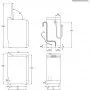 EW6T3062H Beépítési méretrajz