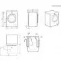 EW7W361S Beépítési méretrajz