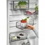 AEG RCB732E5MB kombinált hűtőszekrény, fekete, nofrost, 186 cm, 230/101 l, customflex, twintech, multiflow, 10 év kompresszor garancia