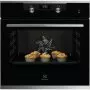 Electrolux KODEC70X SteamBake beépíthető elektromos sütő, katalitikus tisztítás, led kijelző, süllyeszett gombok, softclosing, teleszkópos sütősín, 72 l