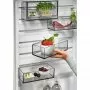 AEG RCB736D5MB kombinált hűtőszekrény, nofrost, 201 cm, 266/101 l, customflex, twintech, multiflow, 10 év kompresszor garancia