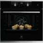 Electrolux KODDP71X SteamBake beépíthető elektromos sütő, pirolitikus tisztítás, maghőmérő, süllyesztett gombok, softclosing, teleszkópos sütősín, 72l (xxl)