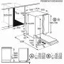 FSE73507P Beépítési méretrajz