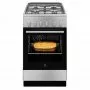 Electrolux LKG504000X gáztűzhely, 50 cm, grill, szikragyújtás a sütőben is, hőlégkeverés, katalitikus oldalfalak, üvegtető