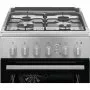 Electrolux LKG504000X gáztűzhely, 50 cm, grill, szikragyújtás a sütőben is, hőlégkeverés, katalitikus oldalfalak, üvegtető