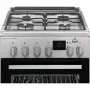 AEG CKB56481BM PlusSteam kombinált tűzhely, 50 cm, 58 l, inox, gőzfunkció, airfry sütőtálca, digitális óra
