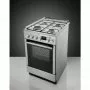 AEG CKB56481BM PlusSteam kombinált tűzhely, 50 cm, 58 l, inox, gőzfunkció, airfry sütőtálca, digitális óra