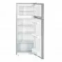 Liebherr CTPel231-21 felülfagyasztós kombinált hűtőszekrény, ezüst, 140 cm, smartfrost, 190/44 l, 37 db(a)