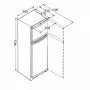 Liebherr CTPel231-21 felülfagyasztós kombinált hűtőszekrény, ezüst, 140 cm, smartfrost, 190/44 l, 37 db(a)