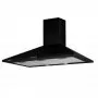 Cata OMEGA 900 BK/L fali kürtős páraelszívó, 90 cm, 645 m3/óra, eco led, fekete