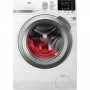 AEG L6FLG48S elöltöltős mosógép, 8 kg, 1400 f/p., ökoinverter, közepes lcd kijelző, softplus, woolmark blue, ezüst ajtó
