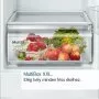 Bosch KIR81ADE0 beépíthető hűtőszekrény, 177,2 cm, 319 l űrtartalom, érintővezérlés, multiairflow, szuperhűtés, vitafresh fiók, 37 db(a)