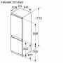 KIV865SF0 Beépítési méretrajz