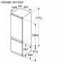 KIV875SF0 Beépítési méretrajz